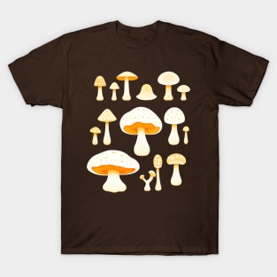 Mushroom Pattern T-Shirt